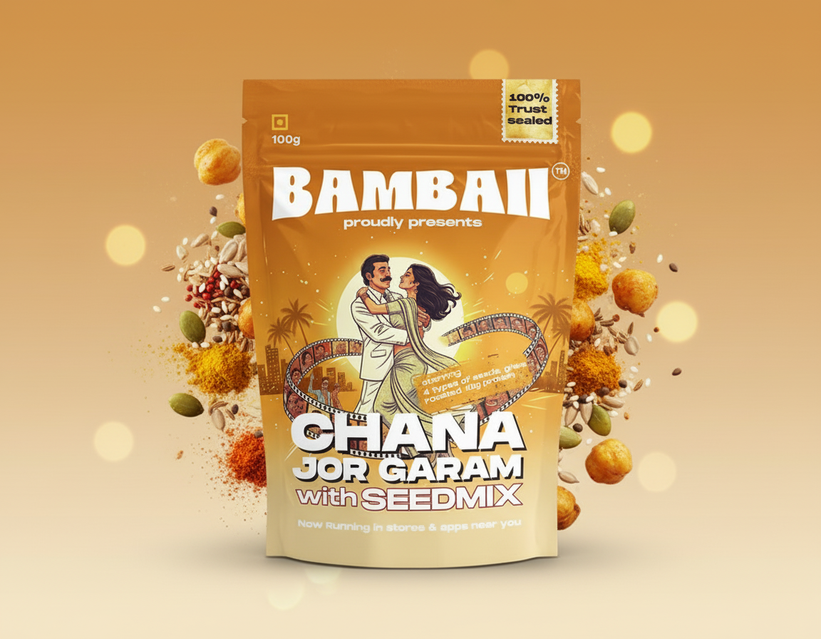 Chana jor garam with seedmix