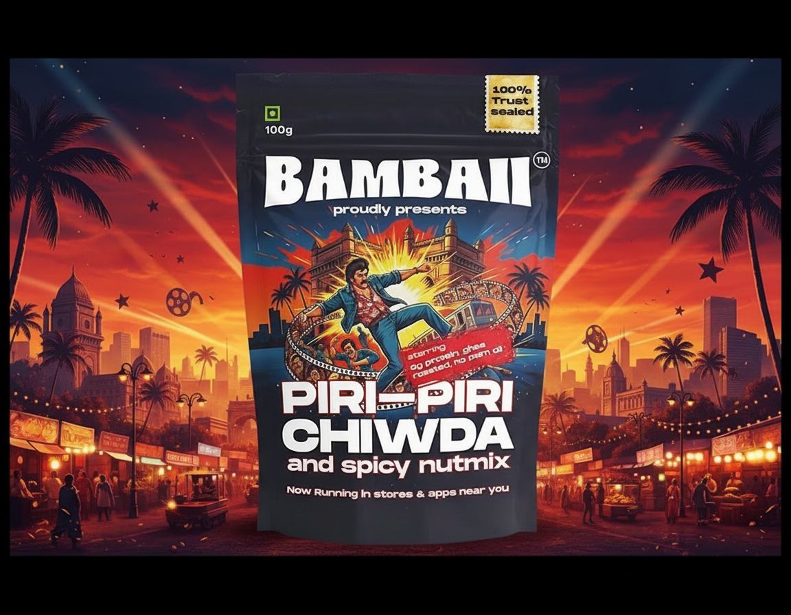 Piri Piri Chiwda with nutmix