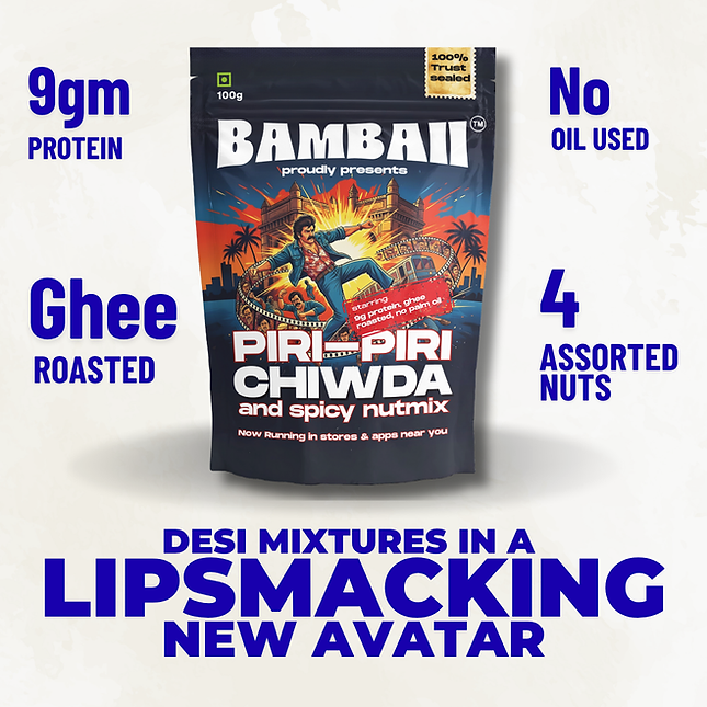 Piri Piri Chiwda with nutmix