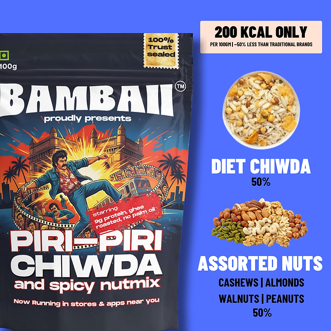 Piri Piri Chiwda with nutmix