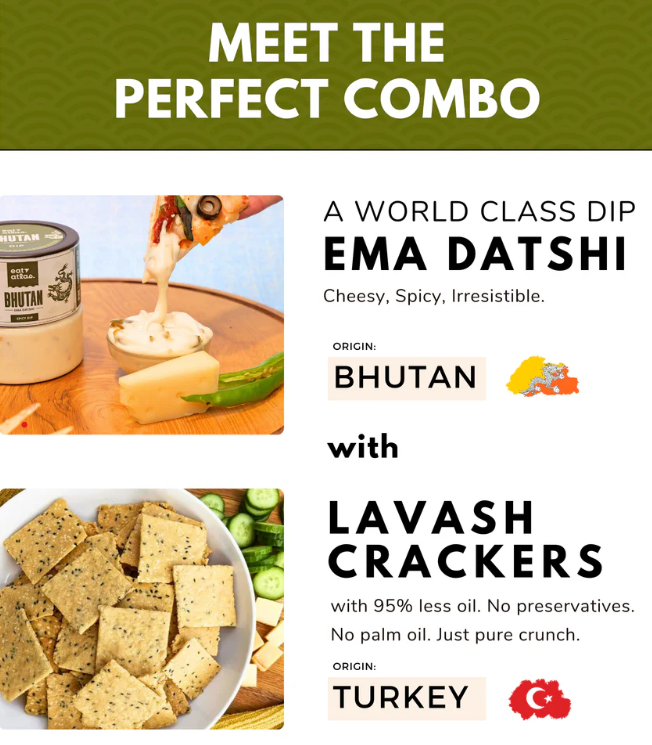 Bhutan Ema Datshi &amp; Lavash Chips