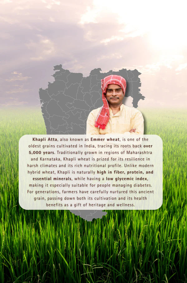 Khapli (Emmer Wheat) Atta